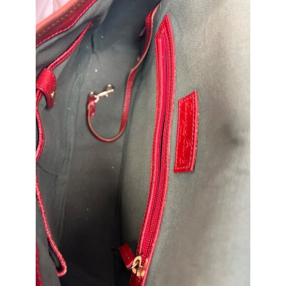 Dooney & Bourke Blue & Green Tartan Plaid Saddle Shoulder Bag - Picture 9 of 10